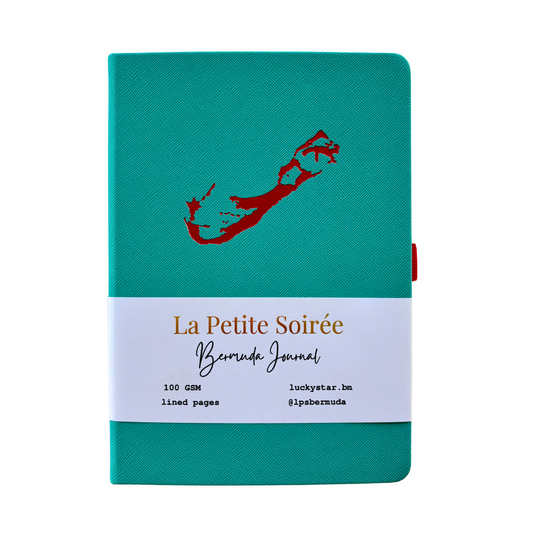 Turquoise & Red Bermuda Journal