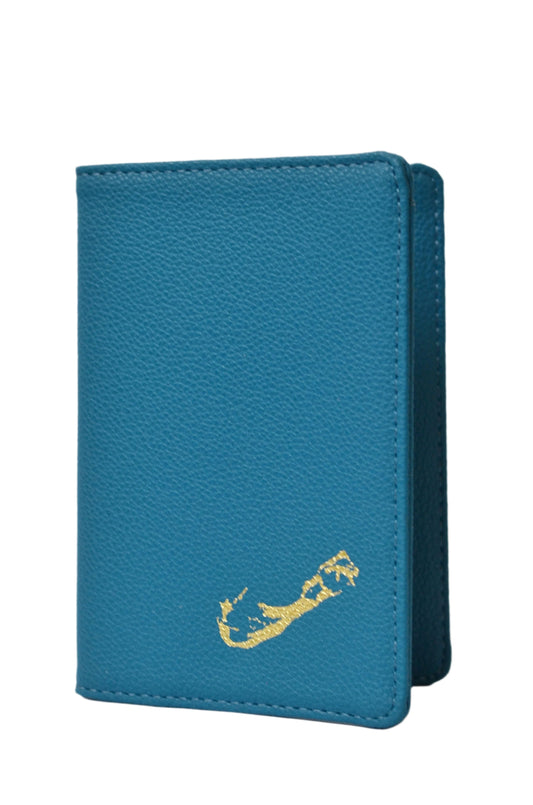 Bermuda Passport Holder - Ocean Blue