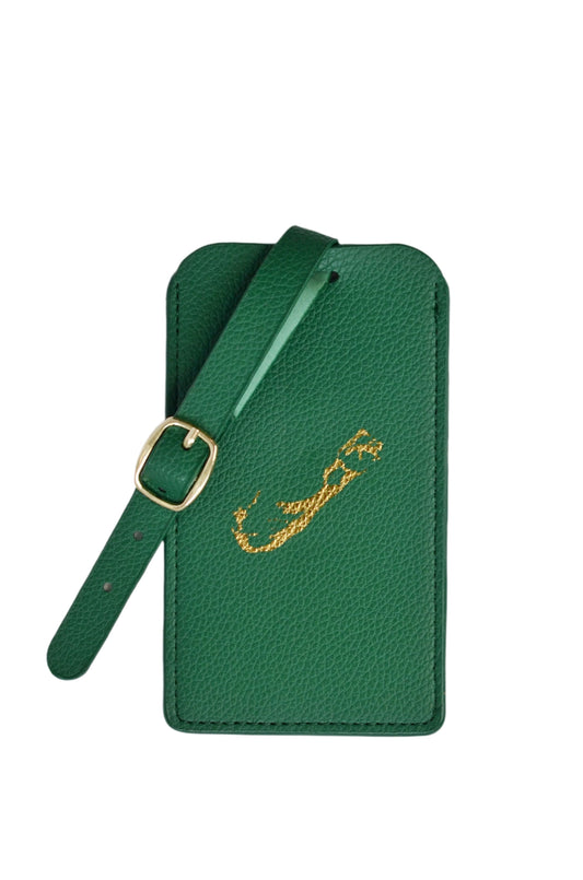 Bermuda Luggage Tag - Tropical Green