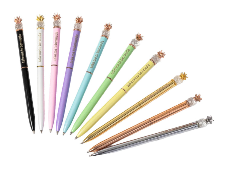 Take me to bermuda pineapple pens