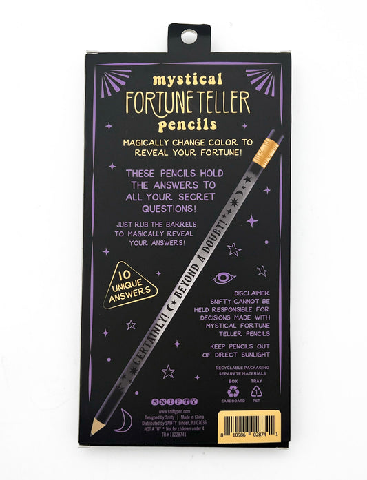 Magic Reveal Mystical Fortune Teller Pencils Set