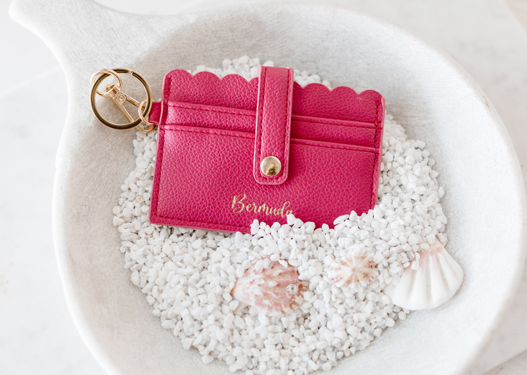 Scalloped Card Holder Wallet