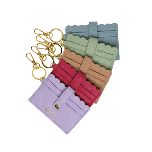 Scalloped Card Holder Wallet