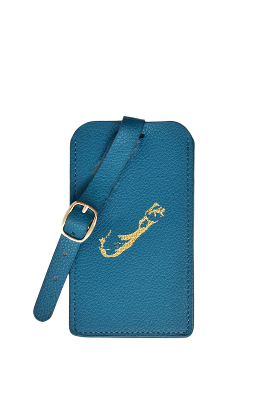 Bermuda Luggage Tag - Ocean Blue
