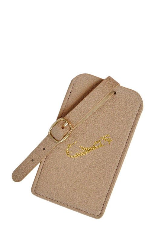 Bermuda Luggage Tag - Tan