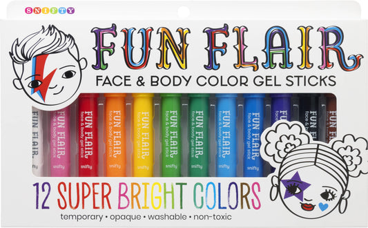 Fun Flair Color Gel Sticks Set