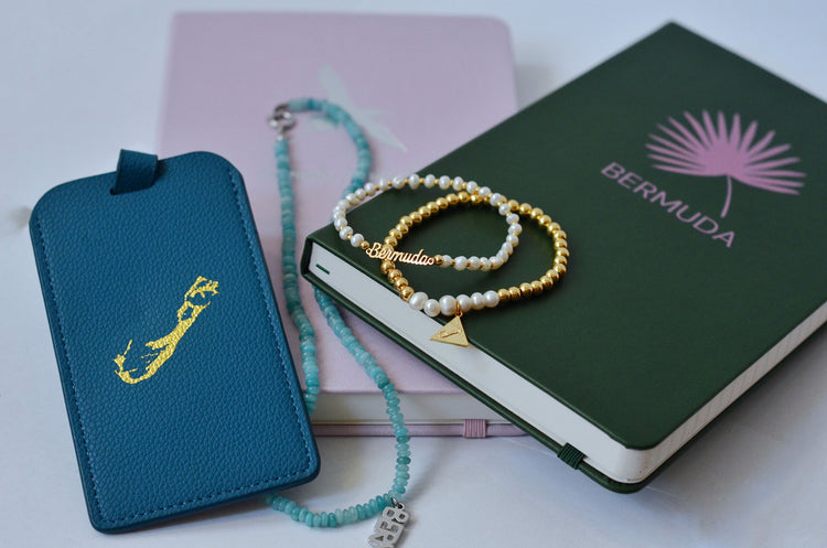 Bermuda Luggage Tag - Ocean Blue