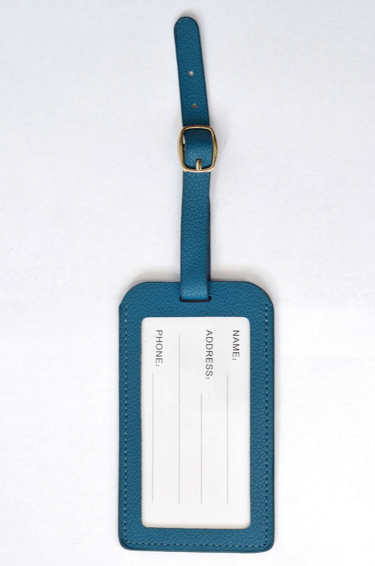 Bermuda Luggage Tag - Ocean Blue