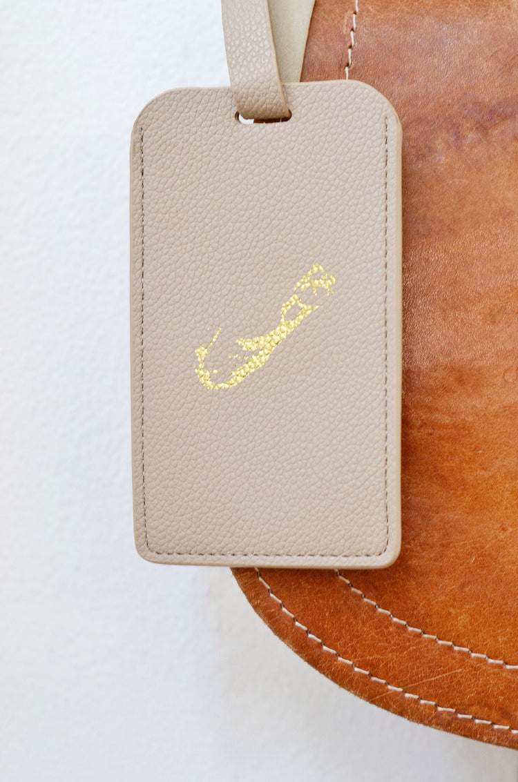 Bermuda Luggage Tag - Tan