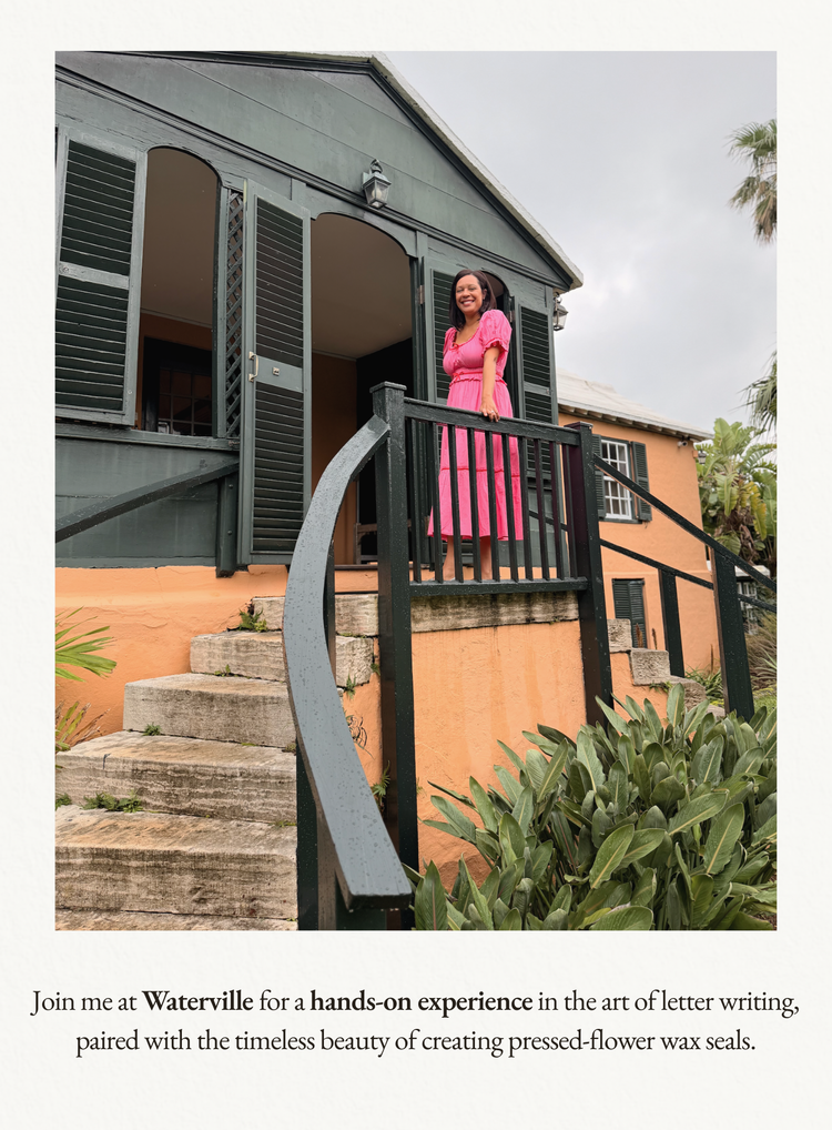 The Art of Letter Writing & Making Pressed-Flower Wax Seals - A Creative Experience