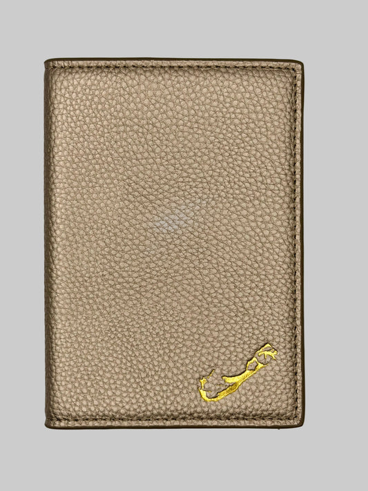 Bermuda Passport Holder - Gold
