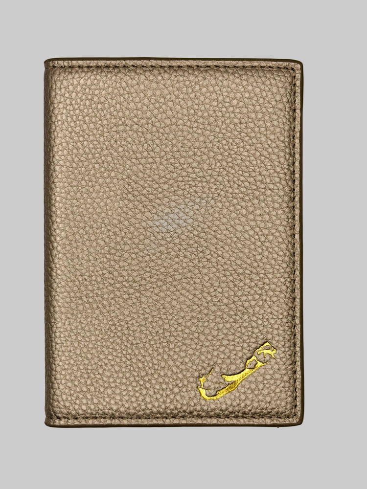 Bermuda Passport Holder - Gold