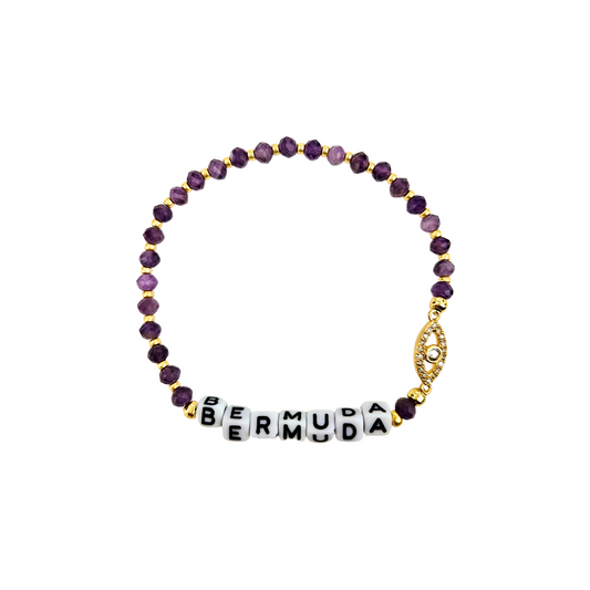 Amethyst Isle Charm Bracelet