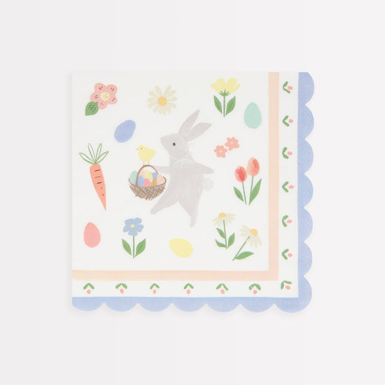 Easter Bunny Napkins 16 Pack