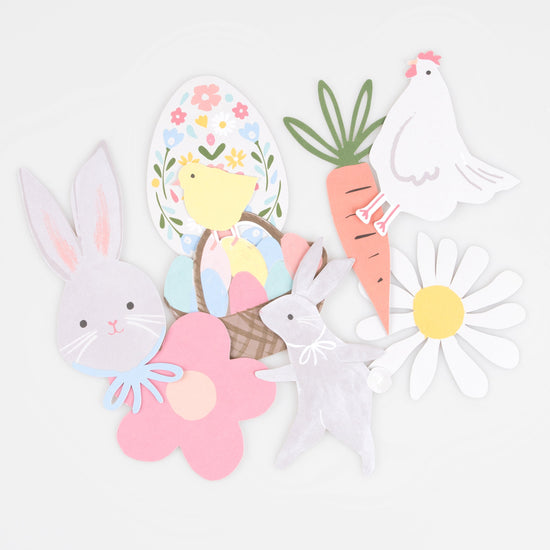 Easter Themed Shaped Stickers