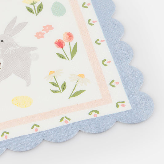 Easter Bunny Napkins 16 Pack