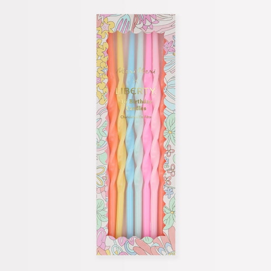 Meri Meri Liberty Rainbow Party Candles